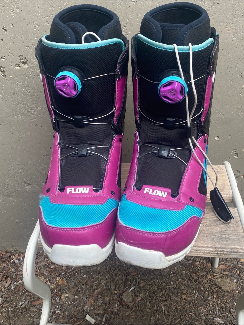 Flow Lotus Coiler Snowboard Boots Women’s BOA lacing system Purple